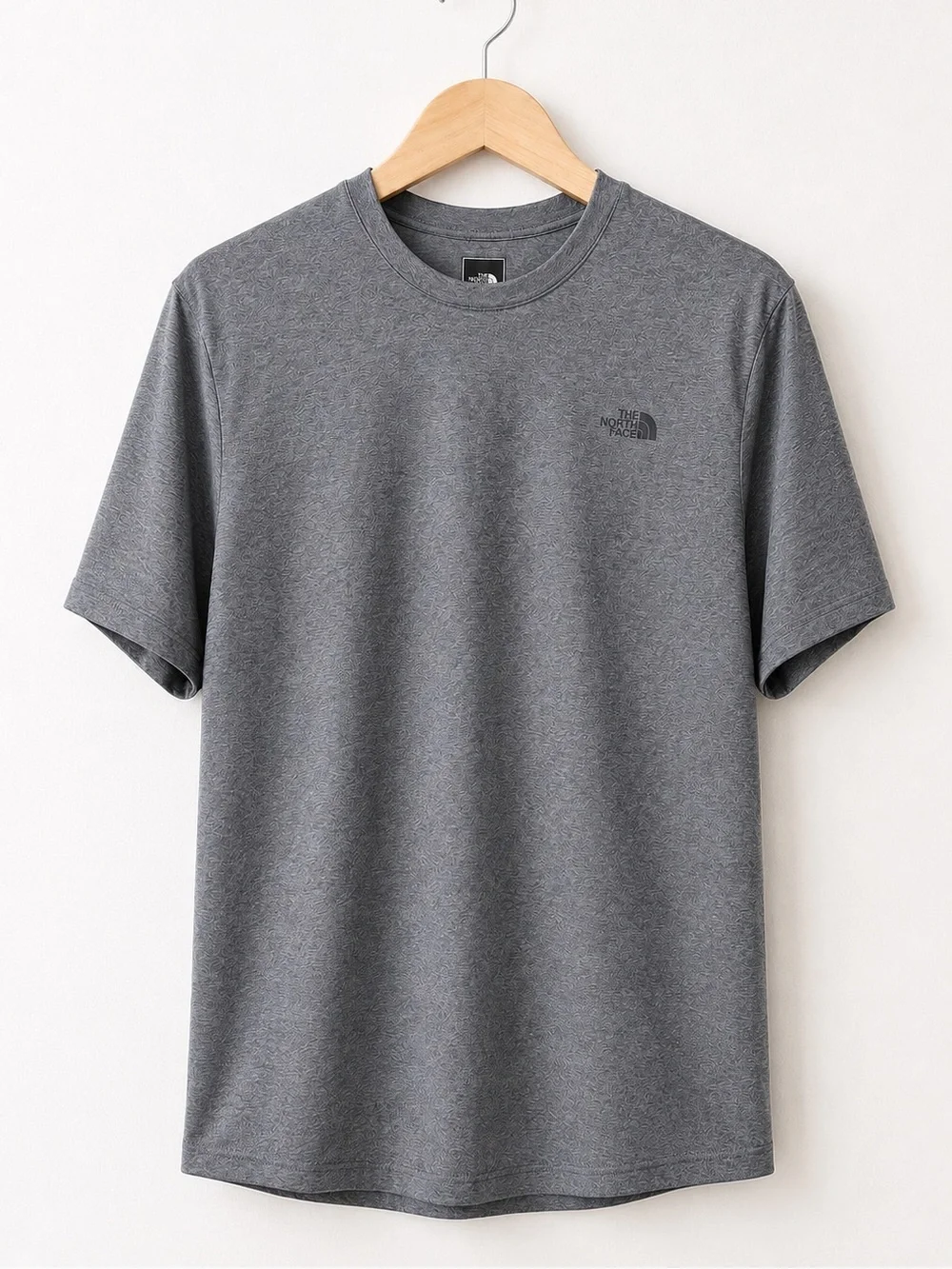 The North Face Men's Gunmetal Gray Performance Crewneck Short Sleeve Shirt